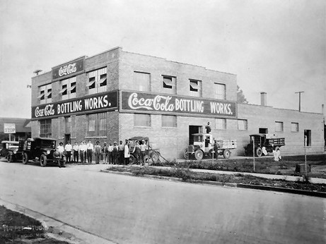 The Coca Cola Bottling Works circa 1925