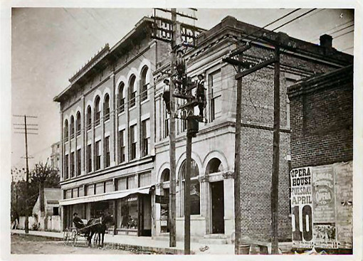Henderson & Baird and the Bank of Commerce, circa 1906, Greenwood, MS