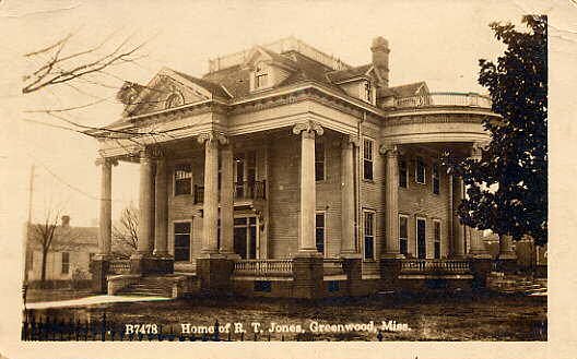 R.T. Jones Residence, Greenwood, MS