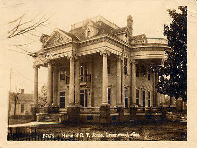 R.T. Jones Residence, Greenwood, MS